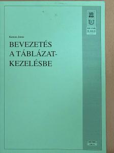 Katona János - Bevezetés a táblázat-kezelésbe [antikvár]
