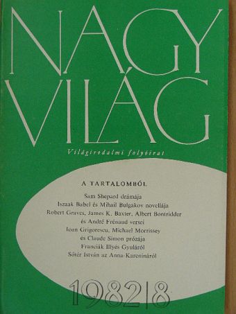 Bőgel József - Nagyvilág 1982. augusztus [antikvár]