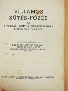 Villamos sütés-főzés  [antikvár]