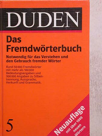 Dieter Berger - Duden 5 - Das Fremdwörterbuch [antikvár]