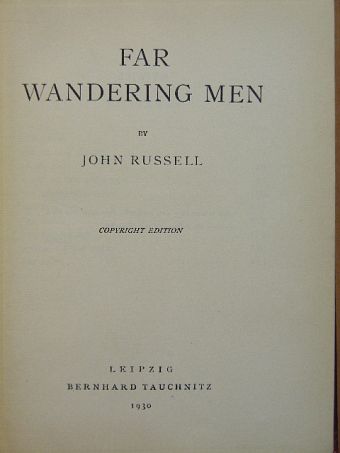 John Russell - Far Wandering Men [antikvár]