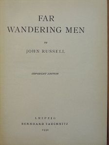 John Russell - Far Wandering Men [antikvár]