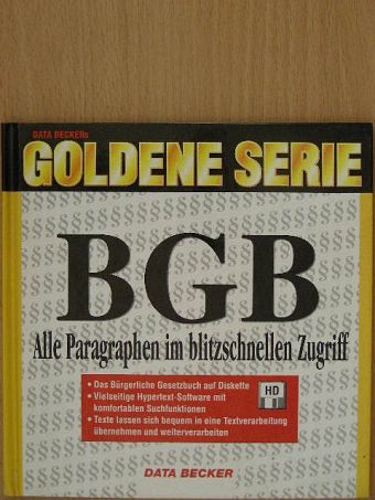 BGB - Alle Paragraphen im blitzschnellen Zugriff [antikvár]