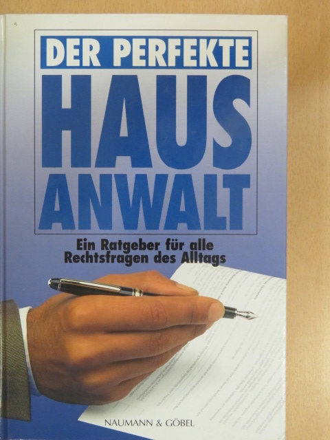 Der perfekte Hausanwalt [antikvár]