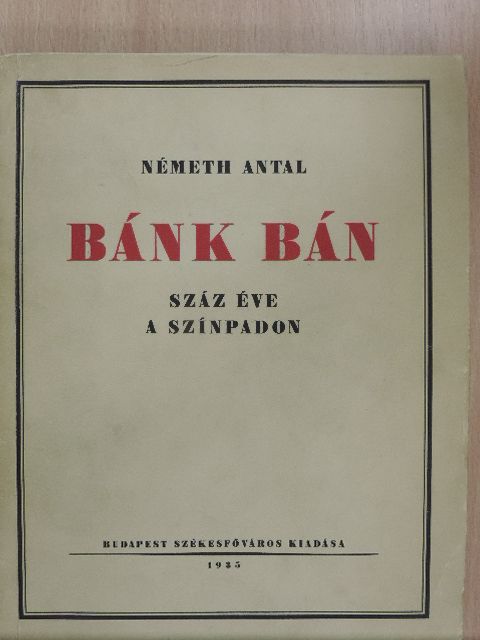 Németh Antal - Bánk bán [antikvár]