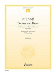 SUPPÉ,FRANZ VON - DICHTER UND BAUER OUVERTÜRE FÜR PIANO ANTIKVÁR PÉLDÁNY