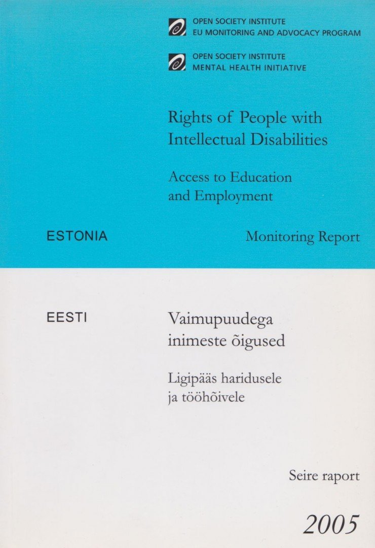 Rights of People with Intellectual Disabilities - Estonia [antikvár]