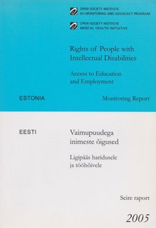 Rights of People with Intellectual Disabilities - Estonia [antikvár]