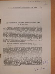 Dr. Rákosi László - A Szentendre 2. sz. fúrás palynológiai vizsgálata (dedikált példány) [antikvár]