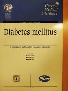 Diabetes Mellitus 2003. október [antikvár]