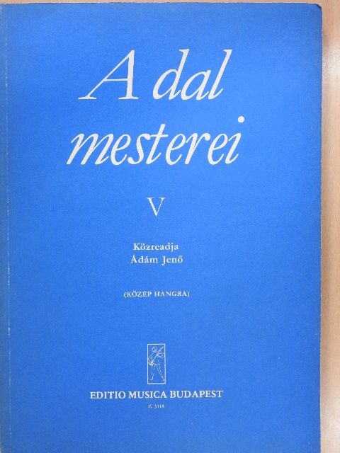 Ádám Jenő - A dal mesterei V. [antikvár]