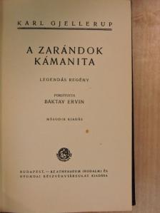 Karl Gjellerup - A zarándok Kámanita [antikvár]