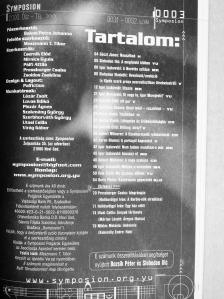Csernik Előd - Symposion 2000. Ősz-Tél [antikvár]