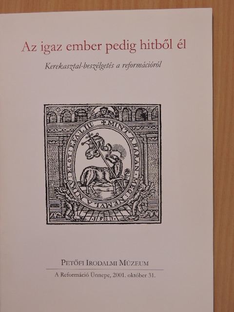 Benkő Samu - Az igaz ember pedig hitből él [antikvár]