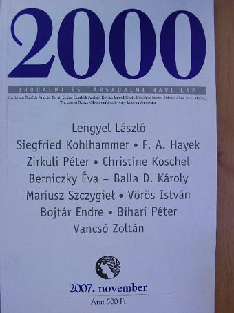 Balla D. Károly - 2000 2007. november [antikvár]