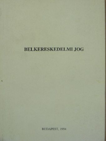 Dr. Drábik László - Belkereskedelmi jog [antikvár]