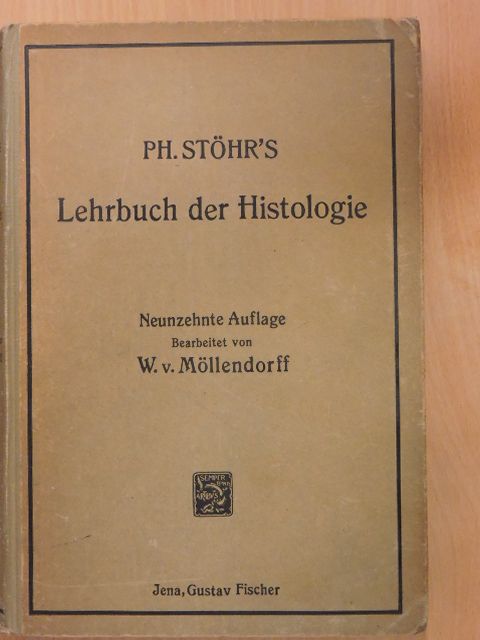 Dr. Philipp Stöhr - Lehrbuch der Histologie [antikvár]