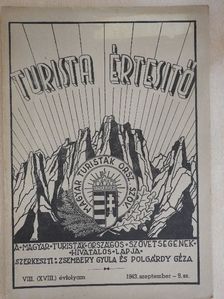 Bakos Kálmán - Turista értesitő 1943. szeptember 15. [antikvár]