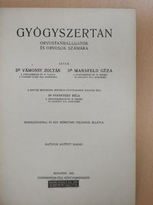 Dr. Fenyvessy Béla - Gyógyszertan [antikvár]