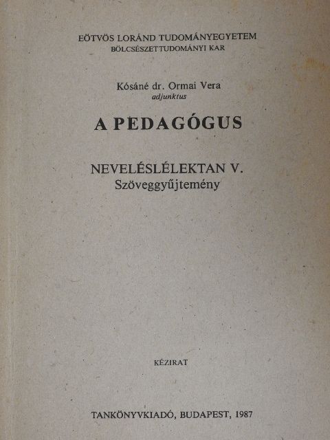 Cserné Ádermann Gizella - A pedagógus [antikvár]