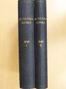 Bak István - Belpolitikai szemle 1959. január-december I-II. [antikvár]