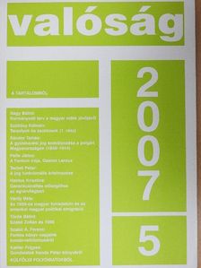 Hantos Krisztina - Valóság 2007. május [antikvár]