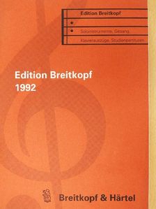 Edition Breitkopf 1992.  [antikvár]