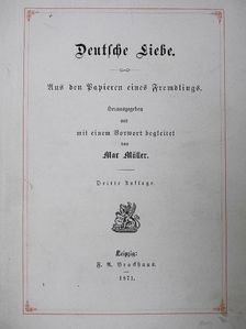 Deutsche Liebe (gótbetűs) [antikvár]