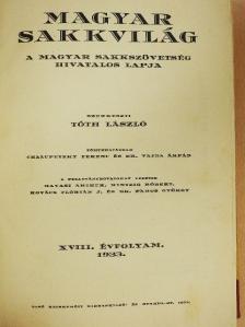 Abonyi István - Magyar Sakkvilág 1933. január-december [antikvár]