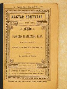 Francois Coppée - Franczia elbeszélők tára IV. [antikvár]