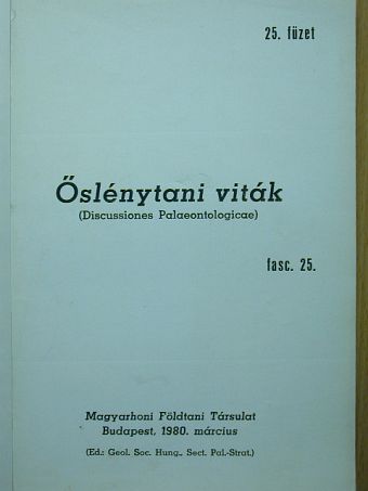 Balázs E. - Őslénytani viták 25. [antikvár]