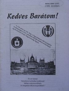 Kedves Barátom! 1996. december [antikvár]