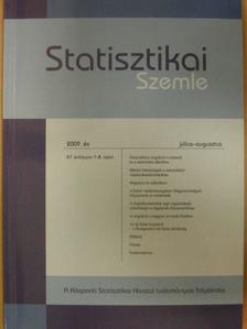 Dövényi Zoltán - Statisztikai Szemle 2009. július-augusztus [antikvár]