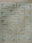 Pollacsek Mór - Levélszerinti oktatás a német nyelv megtanulására V-VIII., XII-XIV. (nem teljes) [antikvár]