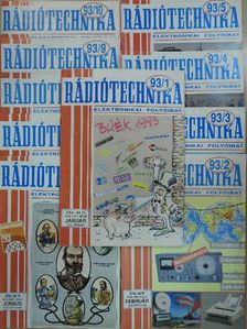 Rádiótechnika 1993. (nem teljes évfolyam) [antikvár]