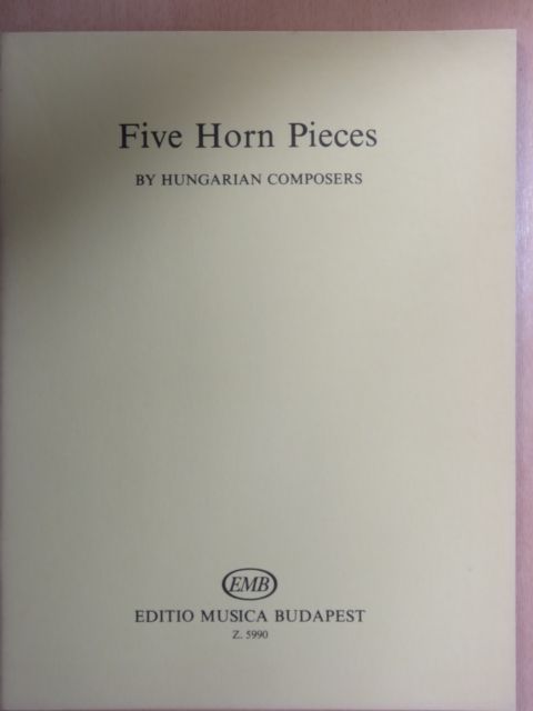 Hajdu Mihály - Five Horn Pieces [antikvár]