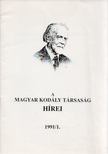 Csík Miklós - A Magyar Kodály Társaság Hírei 1991/1. [antikvár]