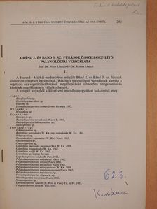 Dr. Nagy Lászlóné - A bánd 2. és bánd 3. sz. fúrások összehasonlító palynológiai vizsgálata (dedikált példány) [antikvár]