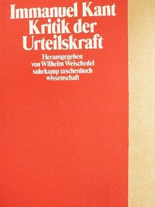 Immanuel Kant - Kritik der Urteilskraft [antikvár]