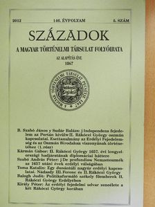 B. Szabó János - Sudár Balázs - Századok 2012/5. [antikvár]