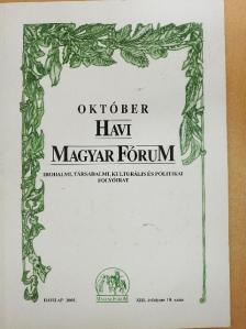 Arany János - Havi Magyar Fórum 2005. október [antikvár]