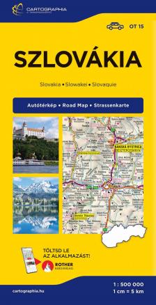 Szlovákia keményborítós autótérkép [OT15]