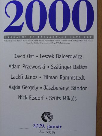 Adam Przeworski - 2000 2009. január [antikvár]