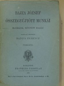 Bajza József - Bajza József összegyűjtött munkái V. (töredék) [antikvár]