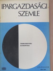 Ipargazdasági szemle Különszám 1974-1975. [antikvár]