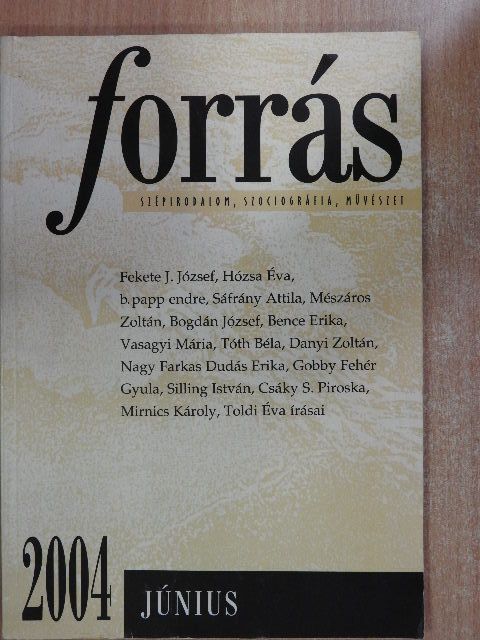 B. Papp Endre - Forrás 2004. június [antikvár]