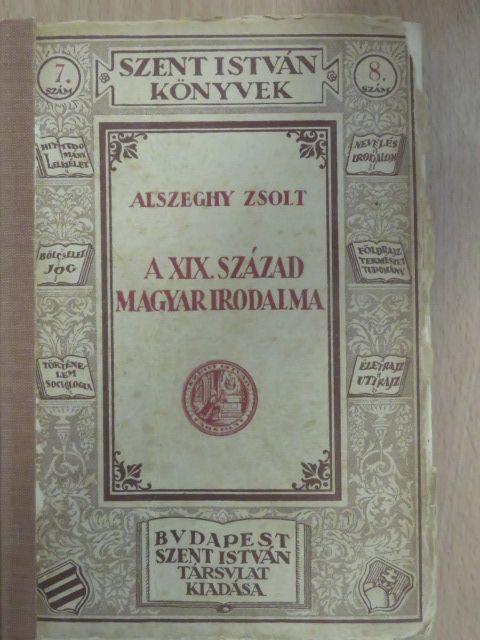 Dr. Alszeghy Zsolt - A XIX. század magyar irodalma [antikvár]