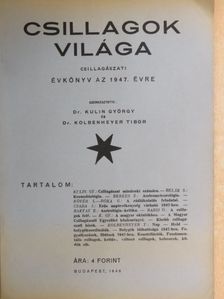 Barsi Ödön - Csillagok Világa 1947. [antikvár]