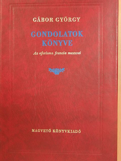La Bruyere - Gondolatok könyve [antikvár]