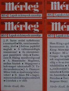 F. Böckle - Mérleg 1980/1-4. [antikvár]